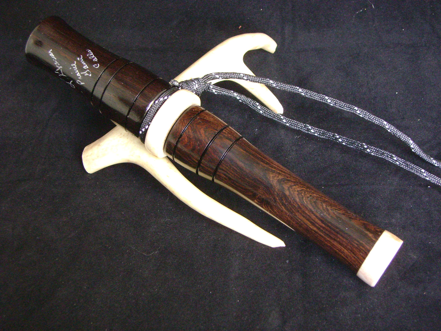 Buck Grunt Blackwood and Antler