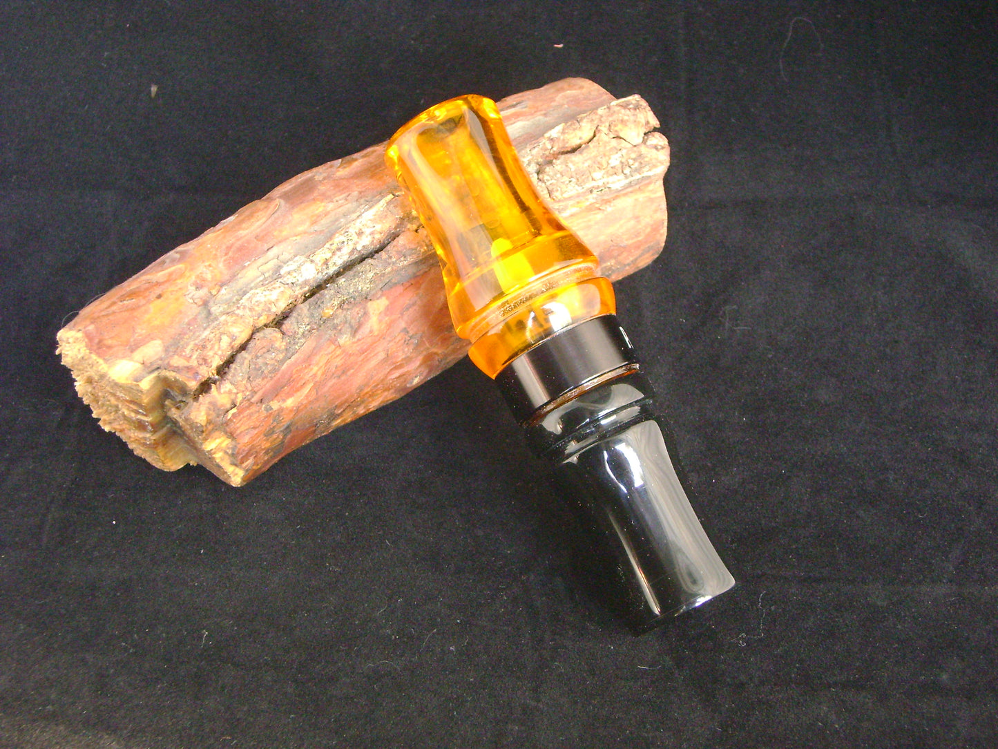 Amber & Black Acrylic Canada Goose Call