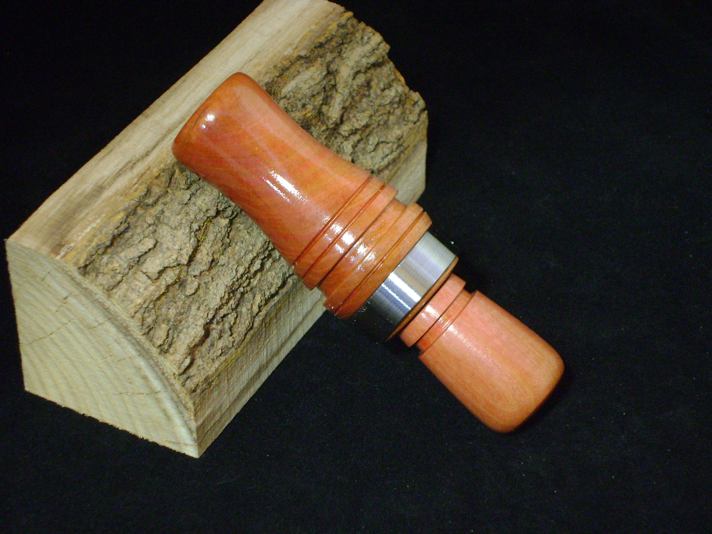 Cross Cut Pink Ivory Mallard Duck Call