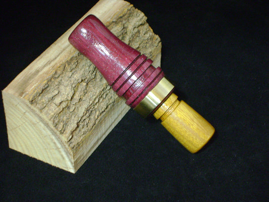 Purpleheart and Osage Mallard Duck Call