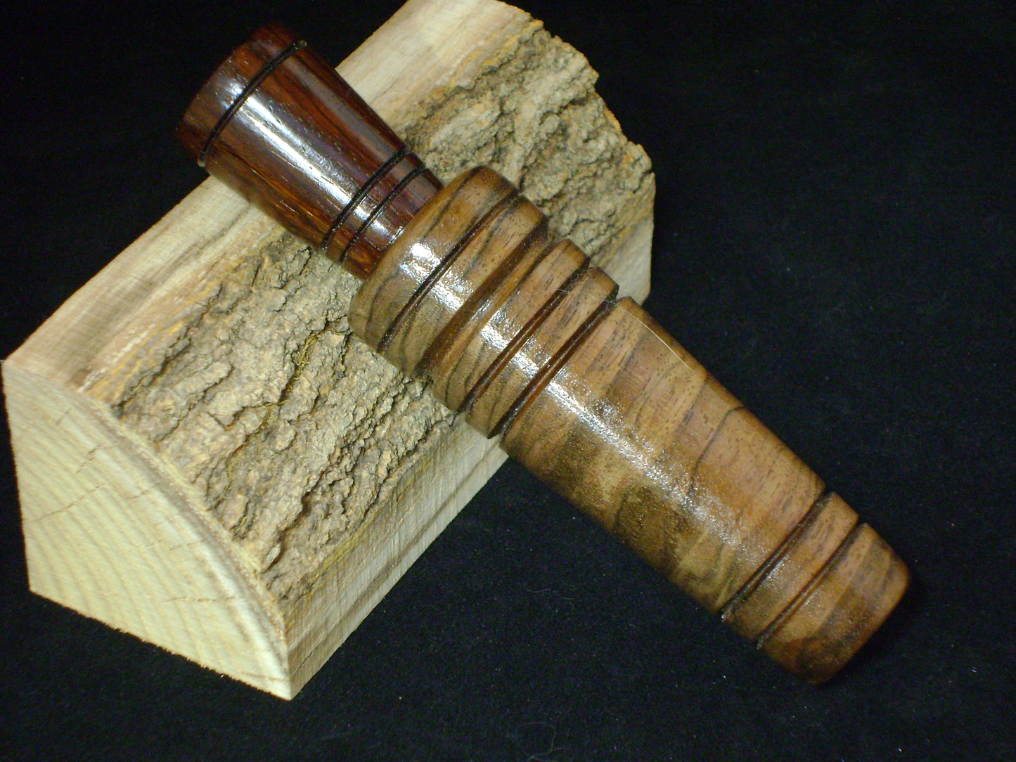 Old Style English Walnut and Cocobolo Mallard Duck Call