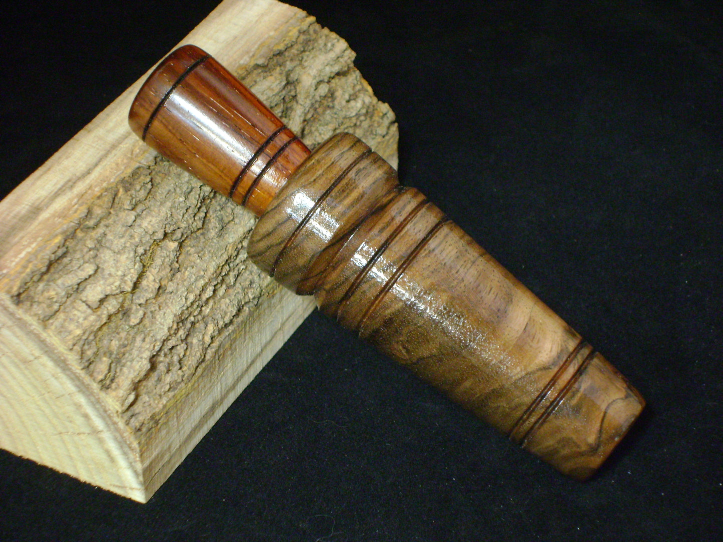 Old Style English Walnut and Cocobolo Mallard Duck Call