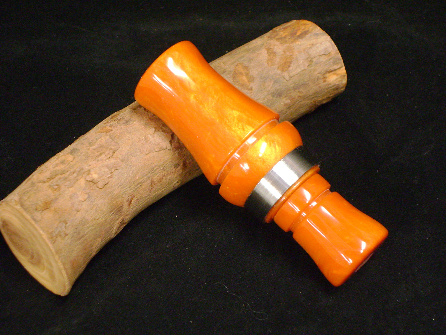 Orange Pearl Acrylic Mallard Duck Call