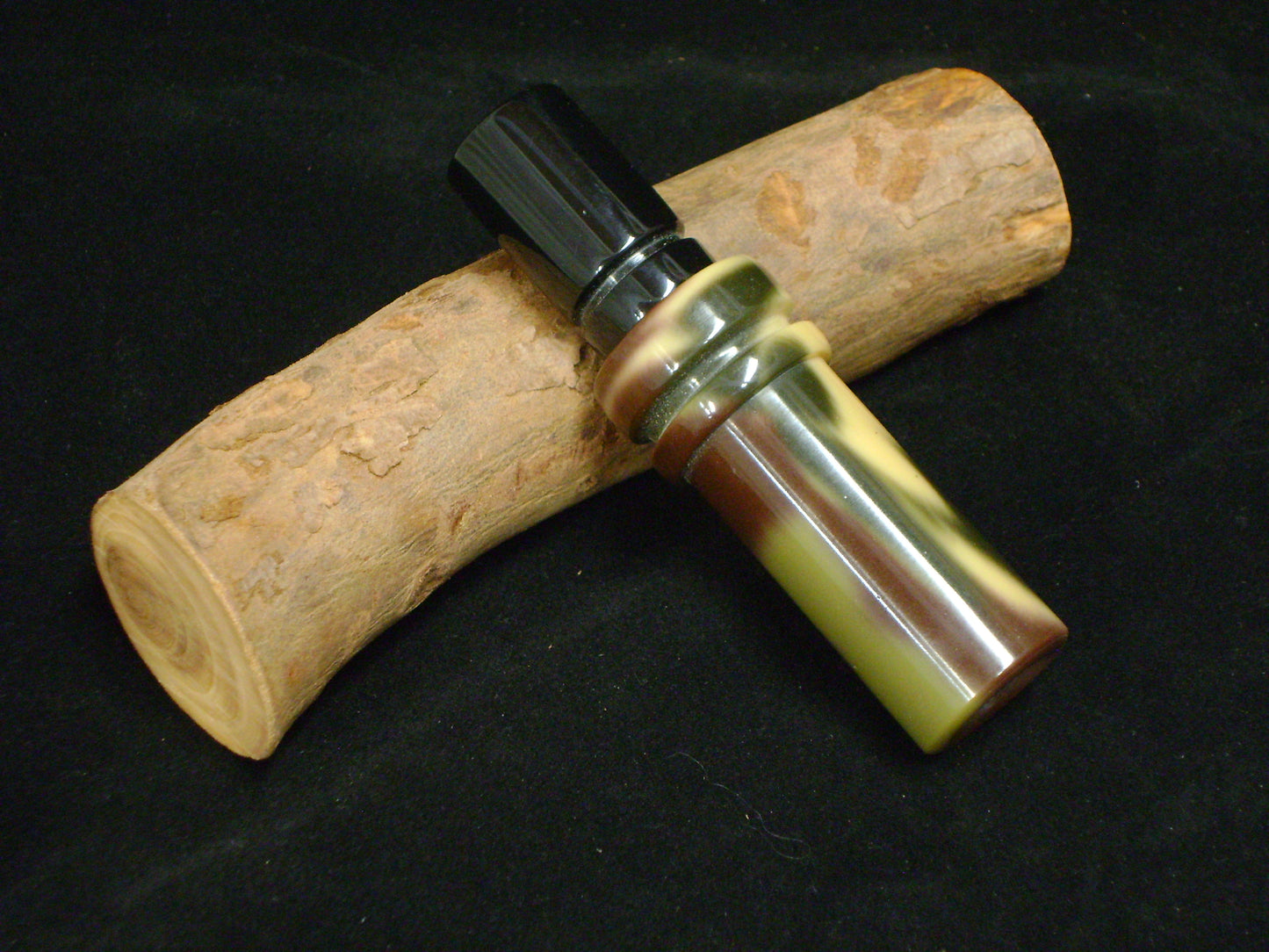 Woodland Camo & Black Acrylic Upslope Mallard Duck Call