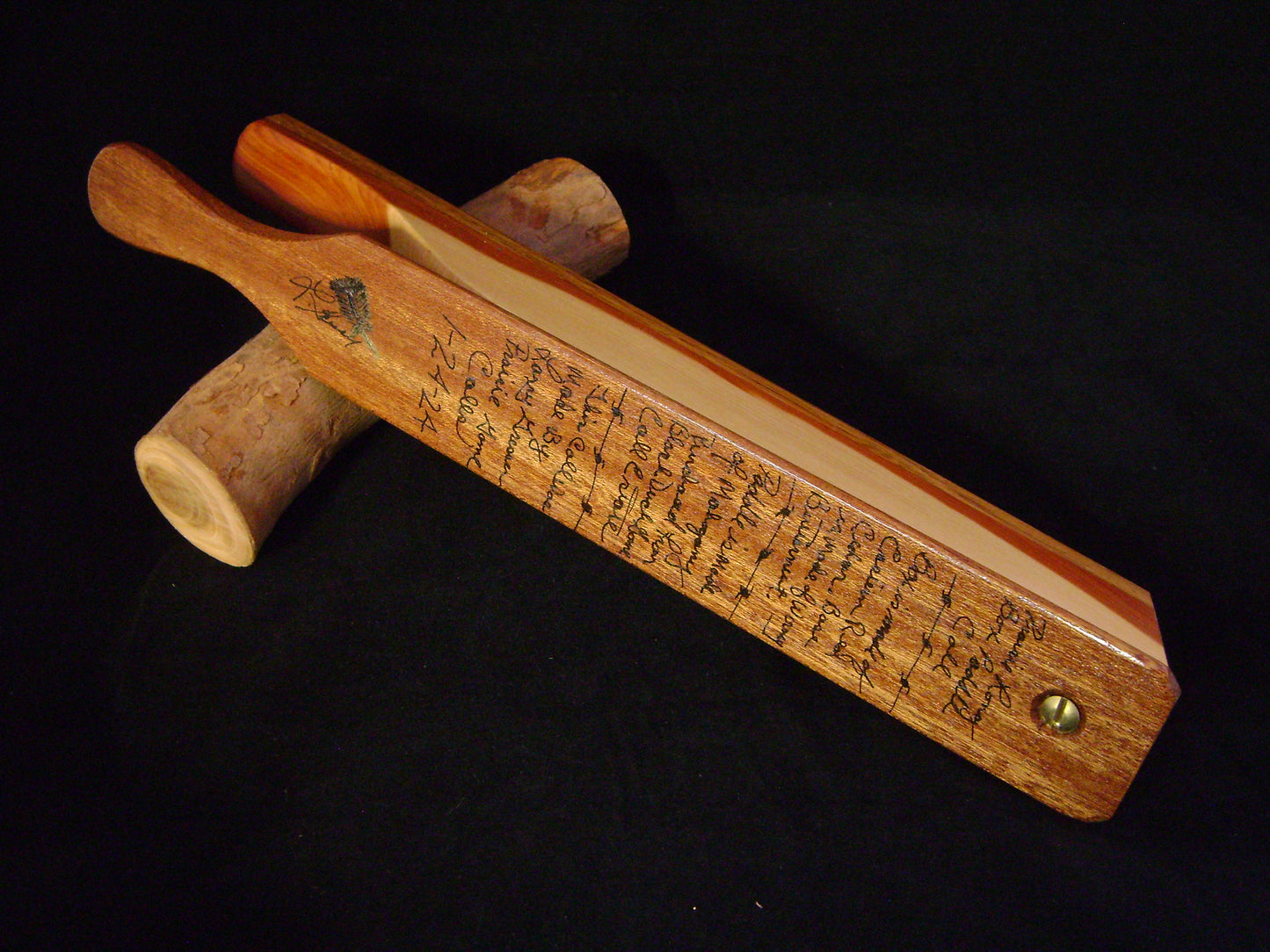 Eastern Red Cedar and Mahogany Long Box Paddle Call