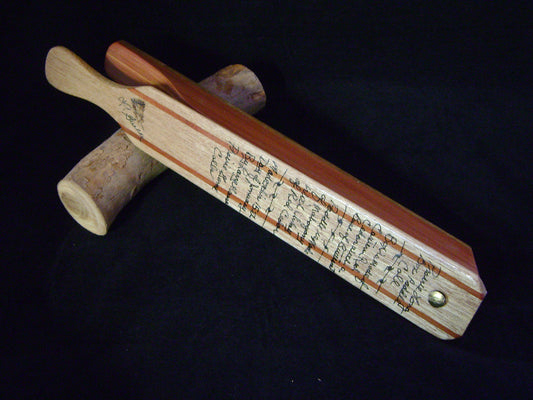 Eastern Red Cedar and Mahogany Long Box Paddle Call