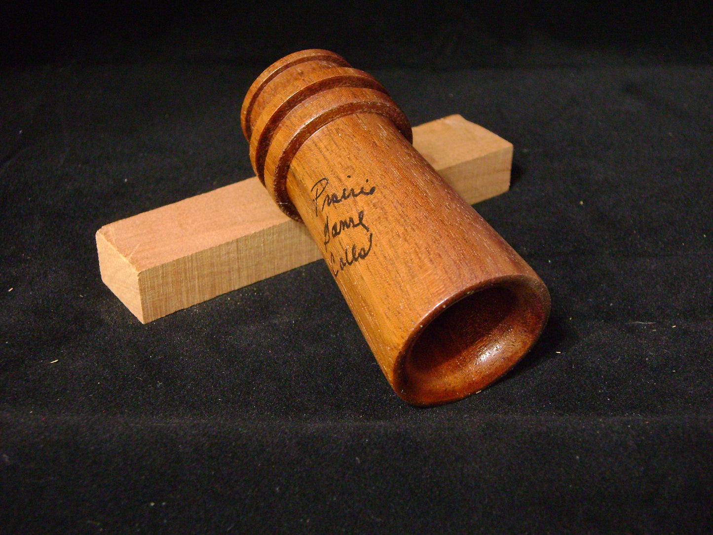 Walnut Open Bore Tube Call