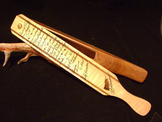 Black Walnut and Hard Maple Long Box Call