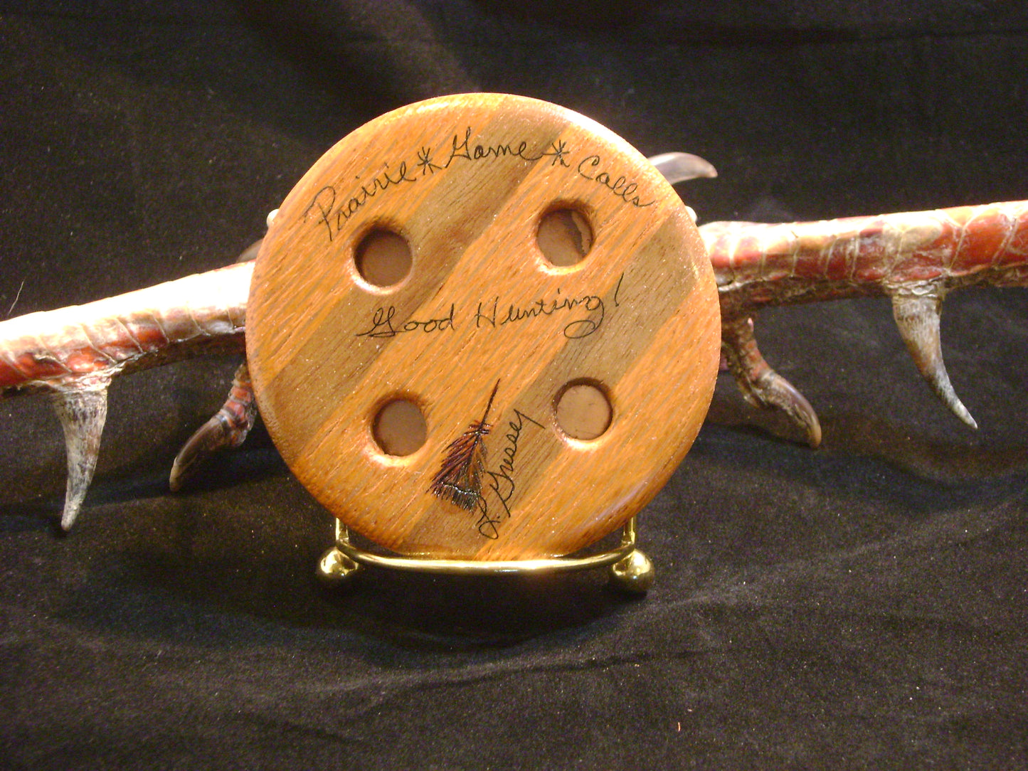 3.0" Laminated Lacewood Copper Friction Call