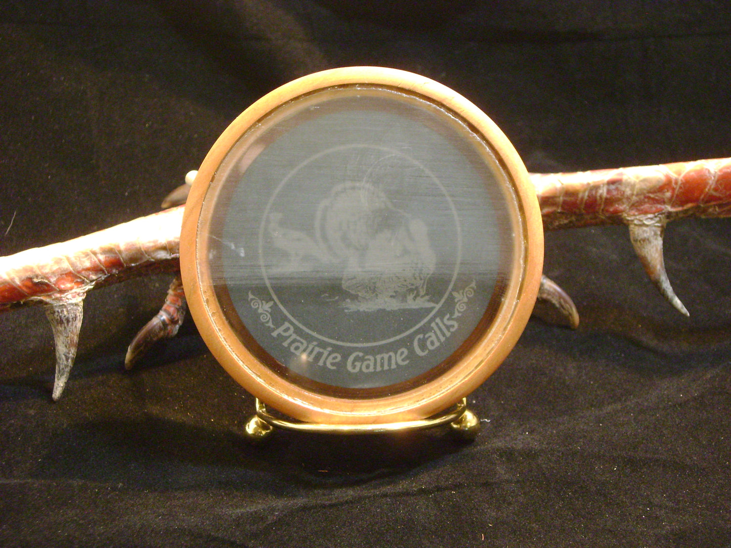 3.5" Cherry Glass/Glass Double Sided Friction Call