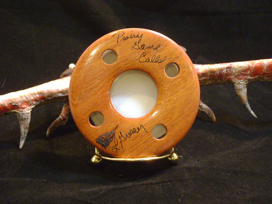 3.5" Mahogany Glass/Glass Double Sided Friction Call