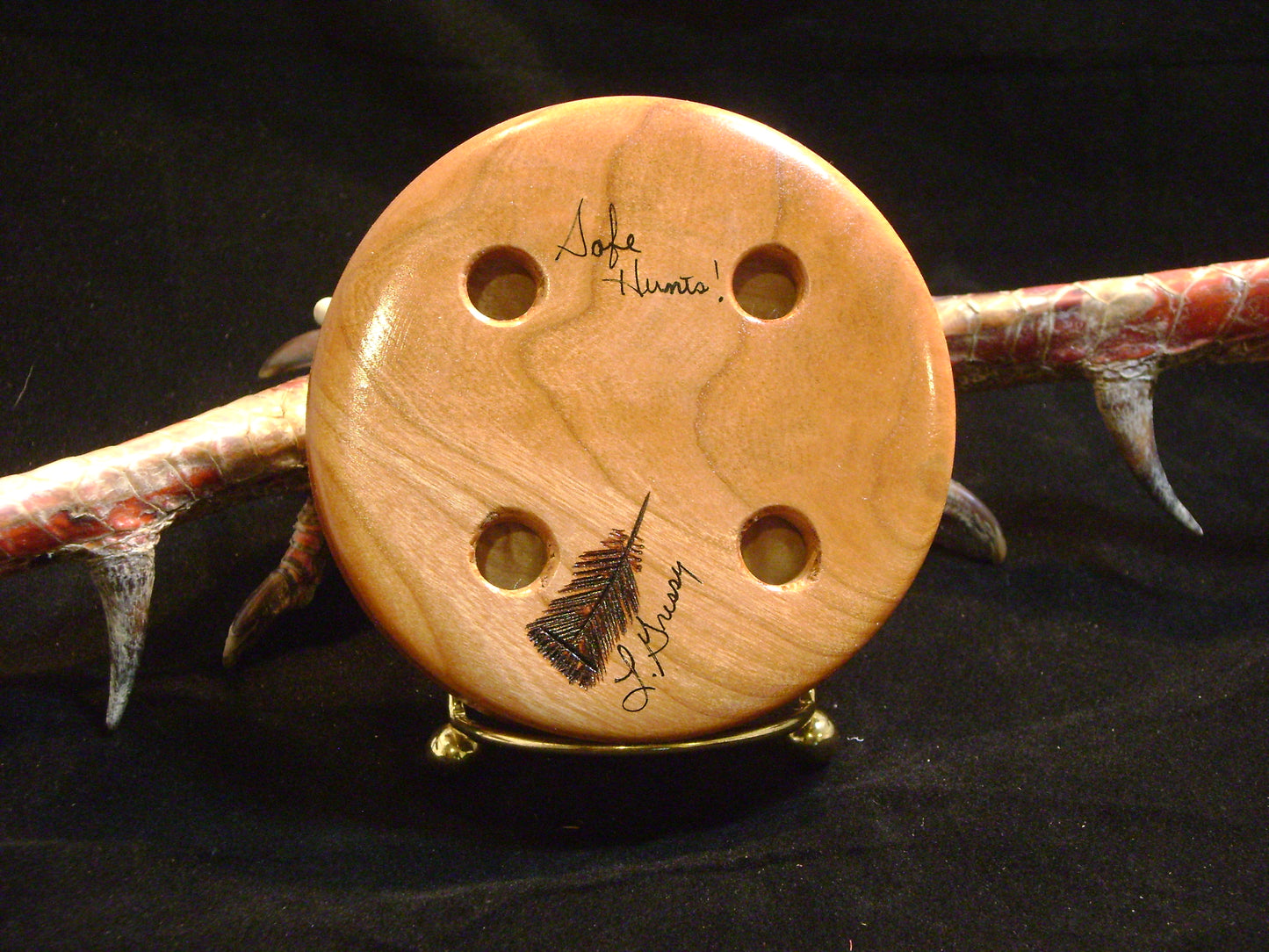 3.5" Cherry Glass/Maple Friction Call