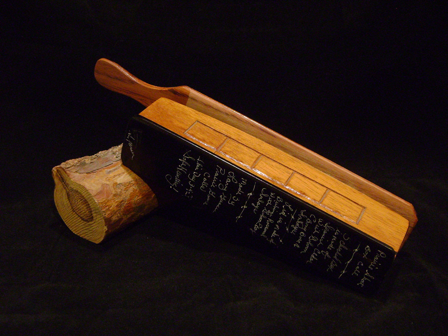 5 Checked Spanish Cedar and Rosewood Short Box Call