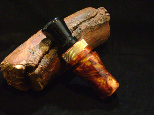 Molten Metal/Black Acrylic Mallard Duck Call