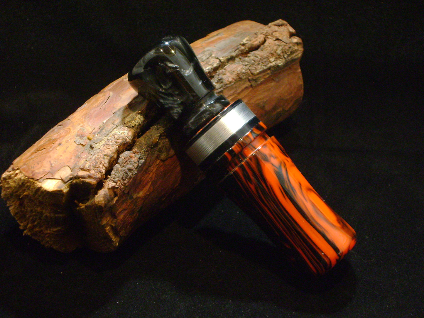 Black & Orange/Black Pearl Acrylic Mallard Duck Call