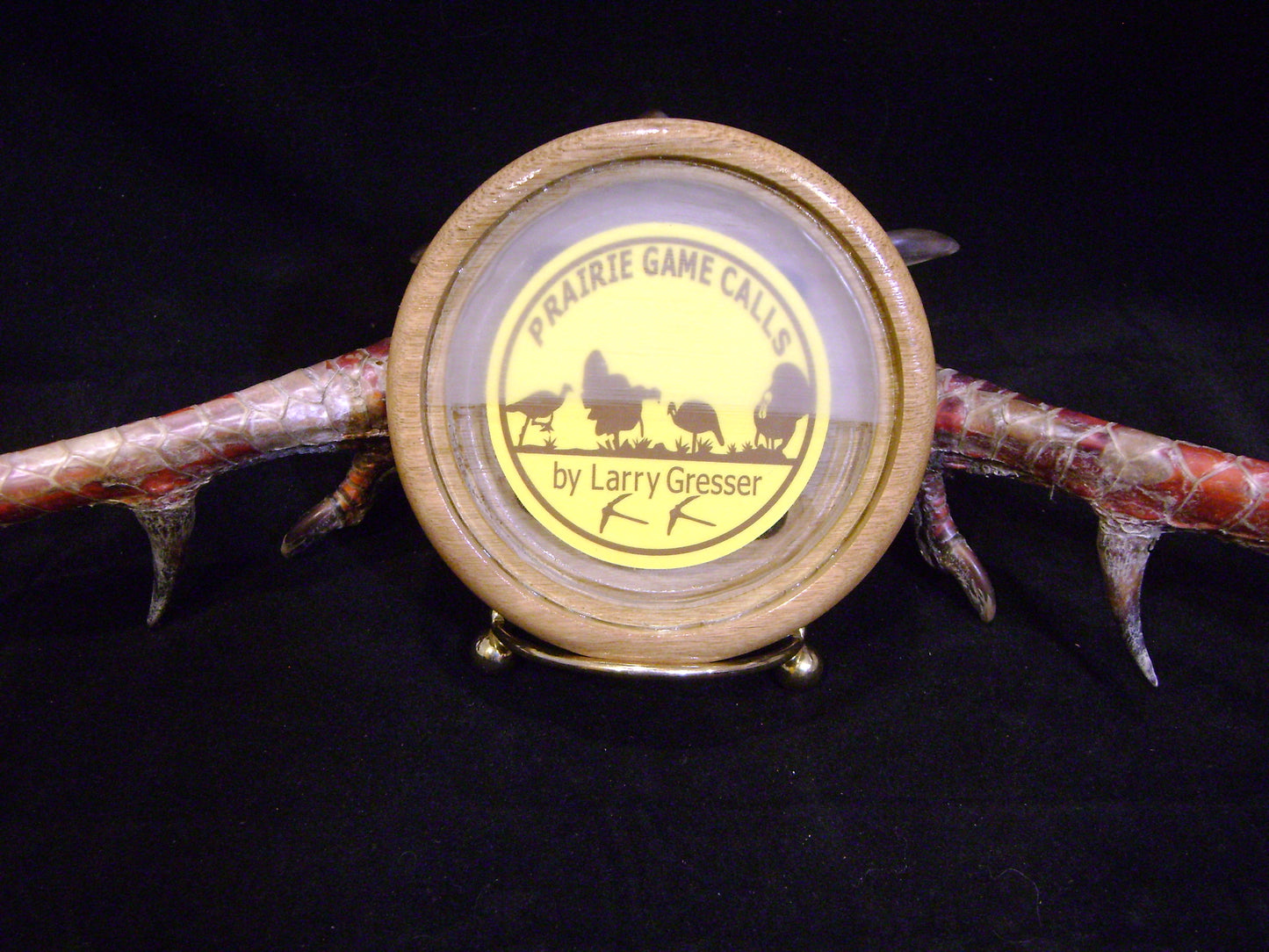 3.25" Persimmon Glass/Glass Friction Call