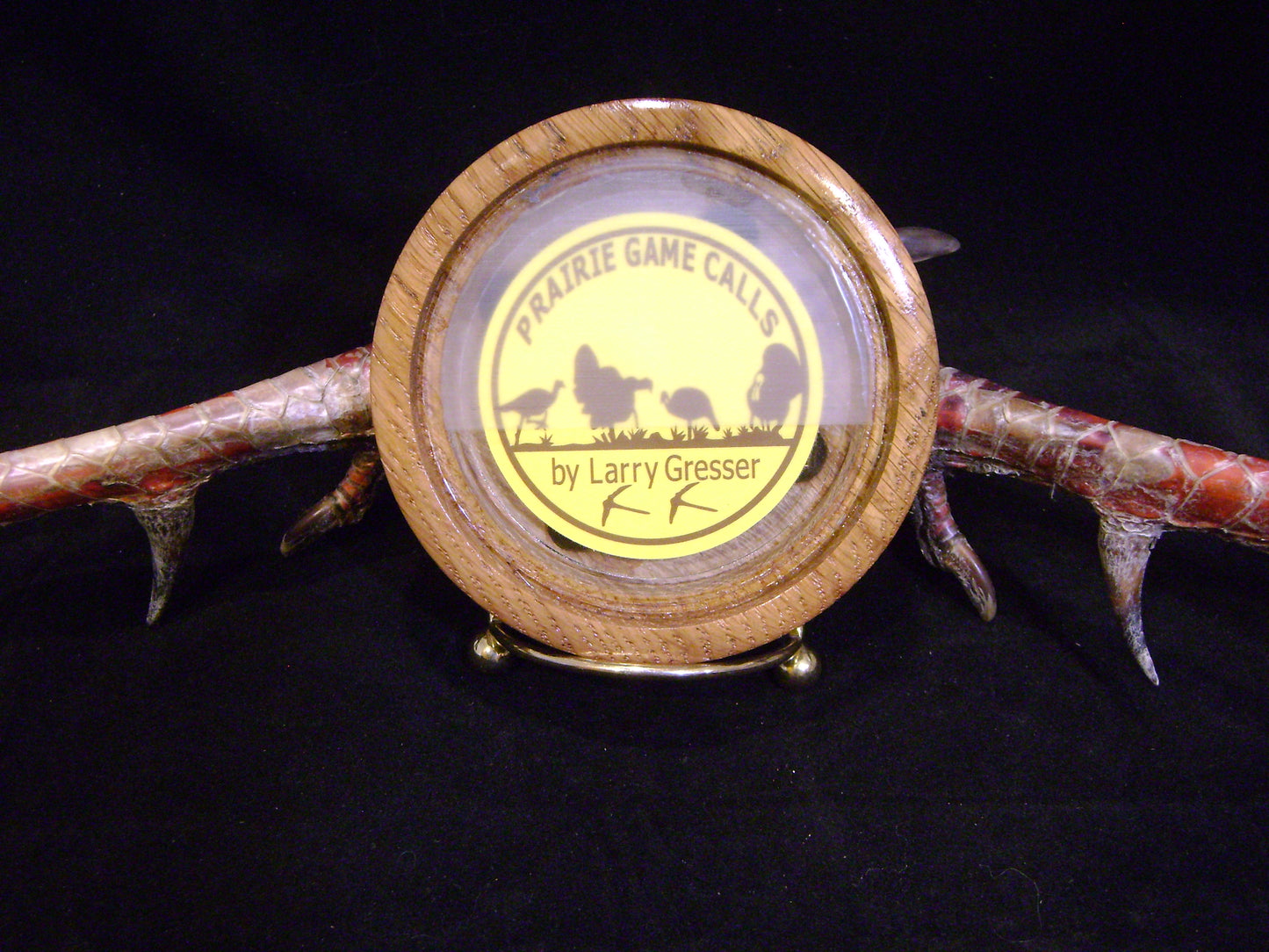 3.25" Chestnut Oak Glass/Glass Friction Call