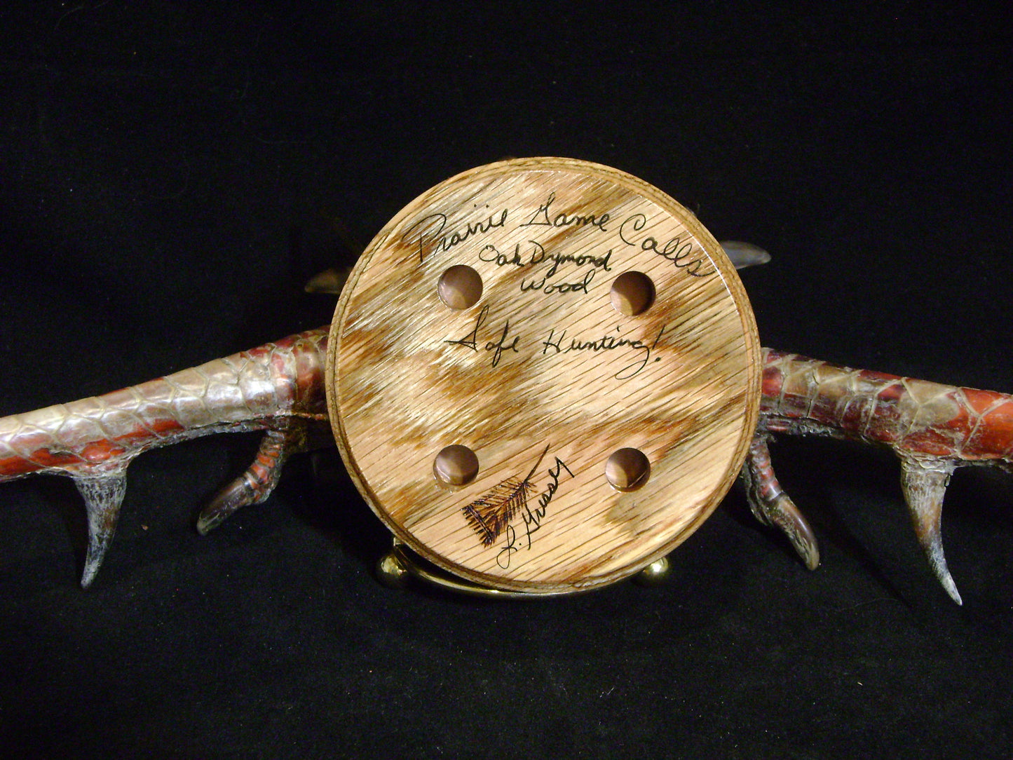 3.0" Oak Dymondwood Copper/Glass Friction Call