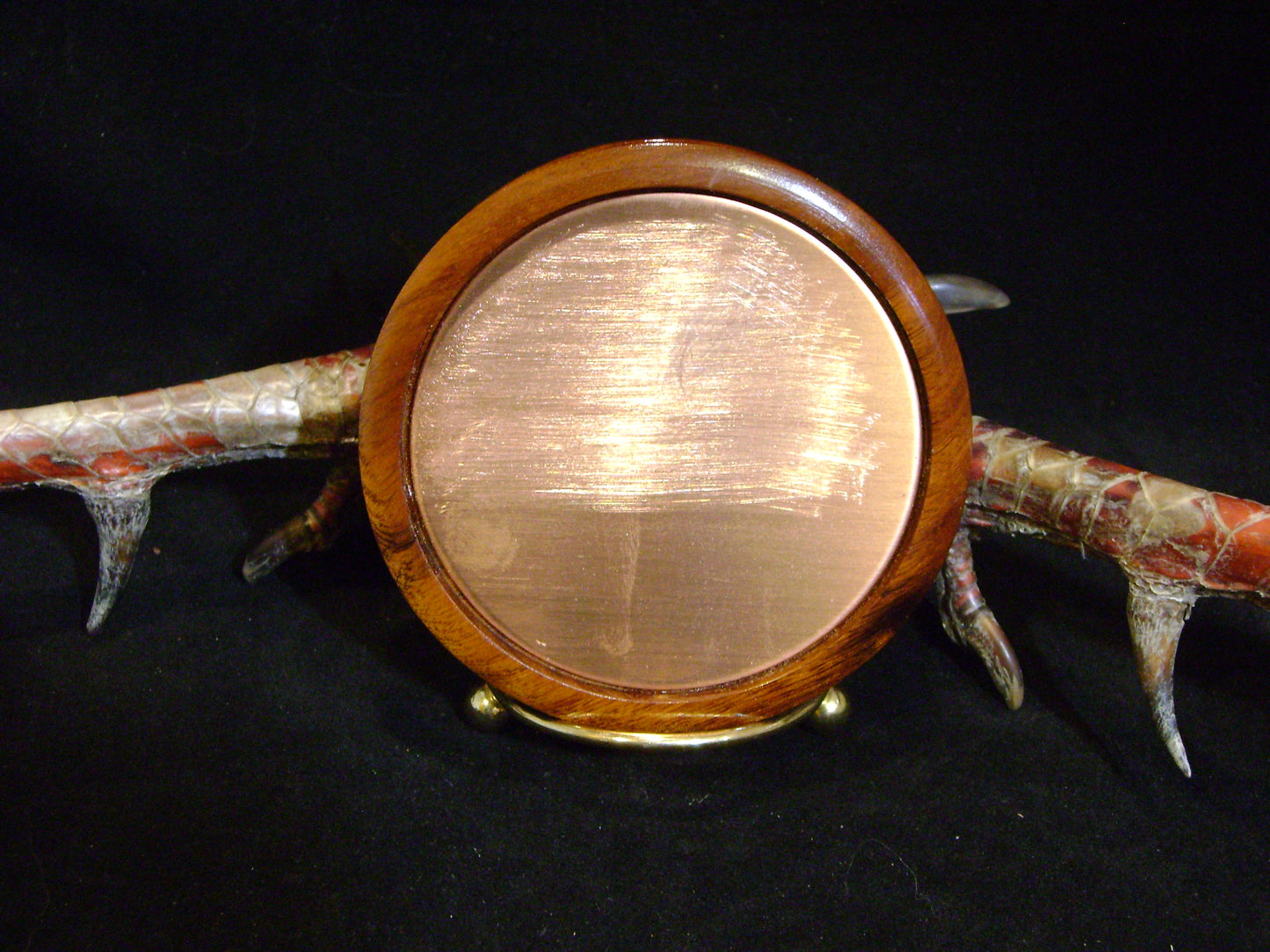 3.25" Desert Ironwood Copper/Glass Friction Call